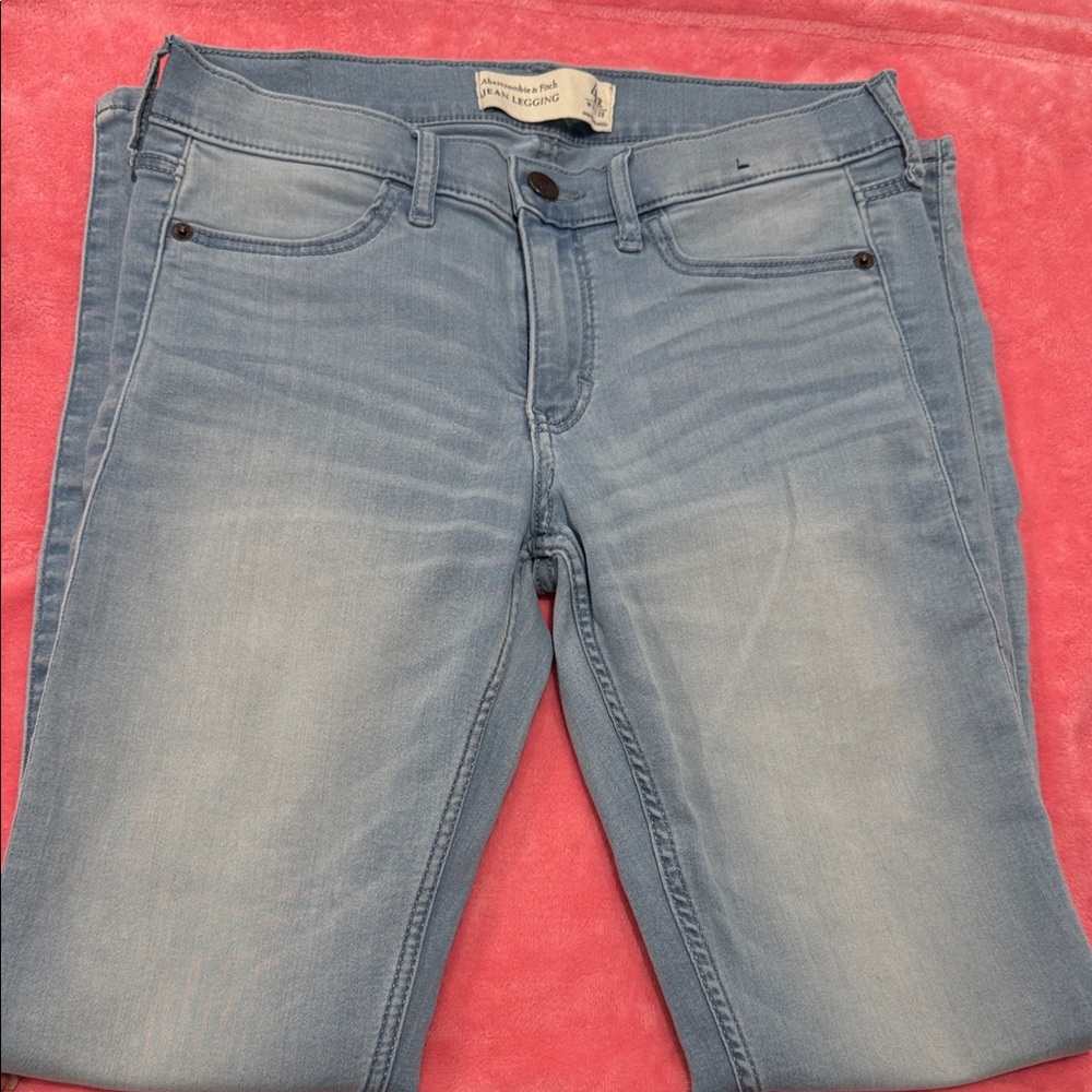 Abercrombie & Fitch Blue Jean Leggings
